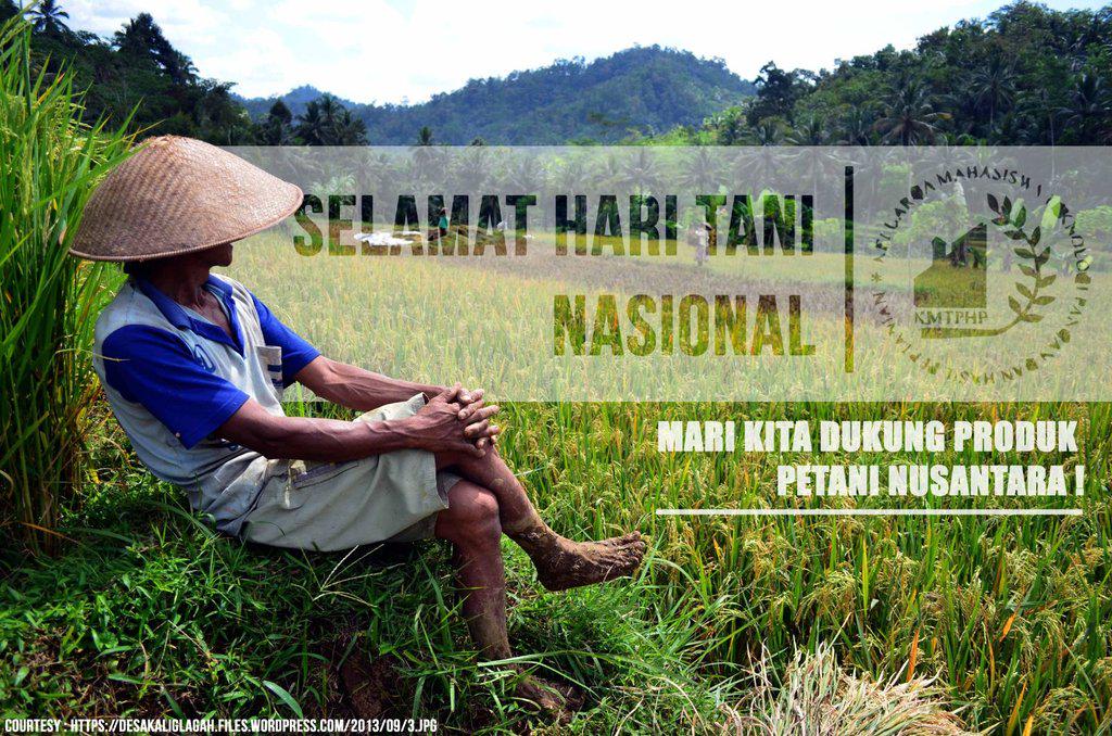 kmtphpugm's tweet photo. "Selamat Hari Tani Nasional"
#24September2015

Yuk mari kita dukung produk petani nusantara!
#IndonesiaHebat http://t.co/aparQEXeNv