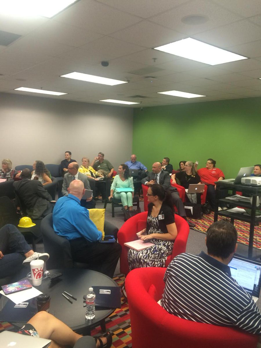 coachlewey's tweet photo. #EZStrong administrators and staff meeting @CreekValleyMS! #geturlearnon http://t.co/8WLNBokCno