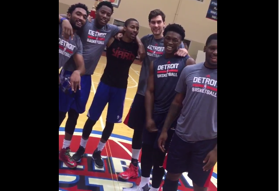  rookies sung \"Happy Birthday\" to Brandon Jennings yesterday. It was...good.  