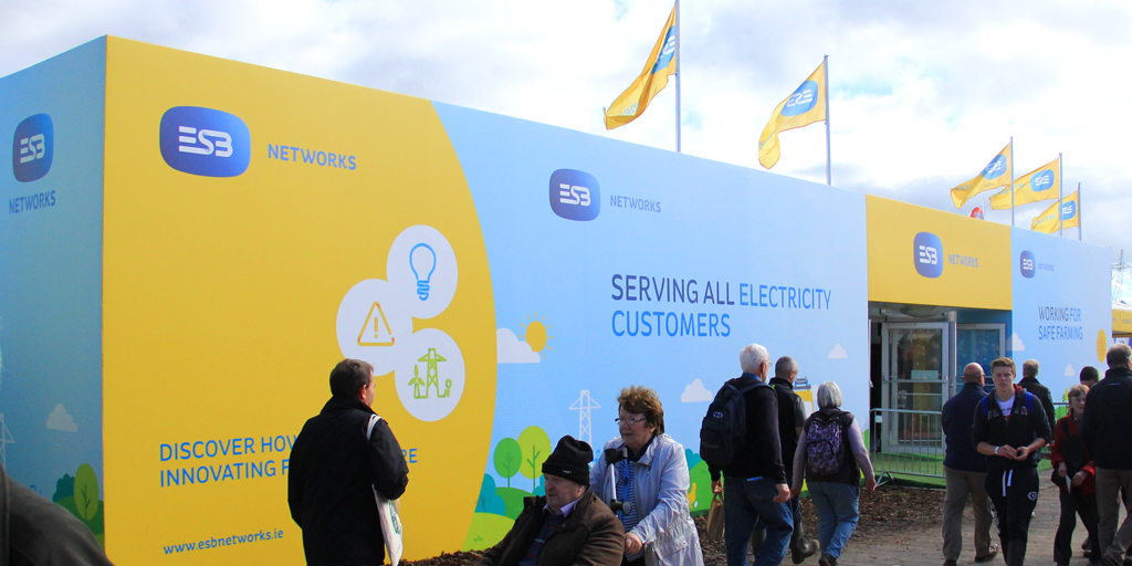 PixelSoupDublin's tweet photo. Happy to help @ESBNetworks showcase how they are innovating for the future &amp; working for safe farming. #Ploughing2015 http://t.co/23c87HmDdE