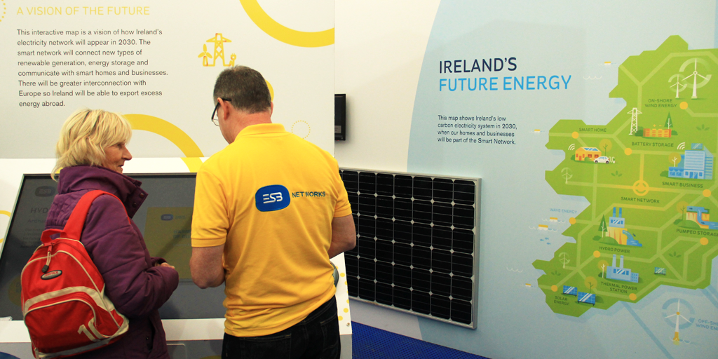PixelSoupDublin's tweet photo. Happy to help @ESBNetworks showcase how they are innovating for the future &amp; working for safe farming. #Ploughing2015 http://t.co/23c87HmDdE