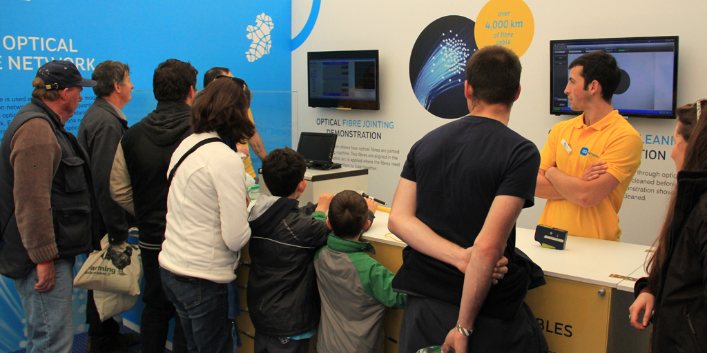 PixelSoupDublin's tweet photo. Happy to help @ESBNetworks showcase how they are innovating for the future &amp; working for safe farming. #Ploughing2015 http://t.co/23c87HmDdE