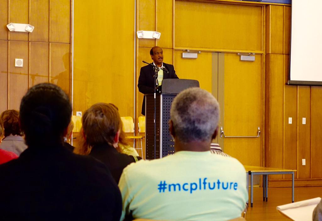 tsarmiento22's tweet photo. #mcplfuture @MontgomeryCoMD Library Summit off to a strong start @SilverSpringCtr. @ala_wo @ALALibrary @US_IMLS http://t.co/ICNI0Wgsrl