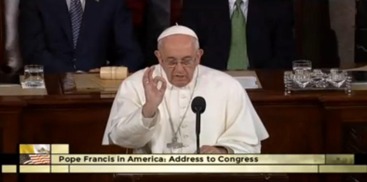 cnalive's tweet image. #PopeFrancis on Martin Luther King's dream: "That dream continues to inspire us all." #PopeInUS