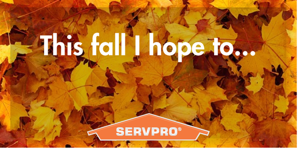 Have any plans for this fall?  What are you looking forward to? #FallWishes #Fall #SERVPRO #LikeItNeverEvenHappened