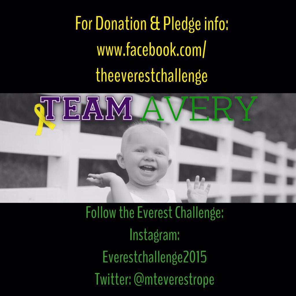 MtEverestRope's tweet photo. Pleased to announce we've raised 4,800.00 dollars so far. Our goal of 5,000 is so close! #teamavery http://t.co/EmWMBKOaZ1