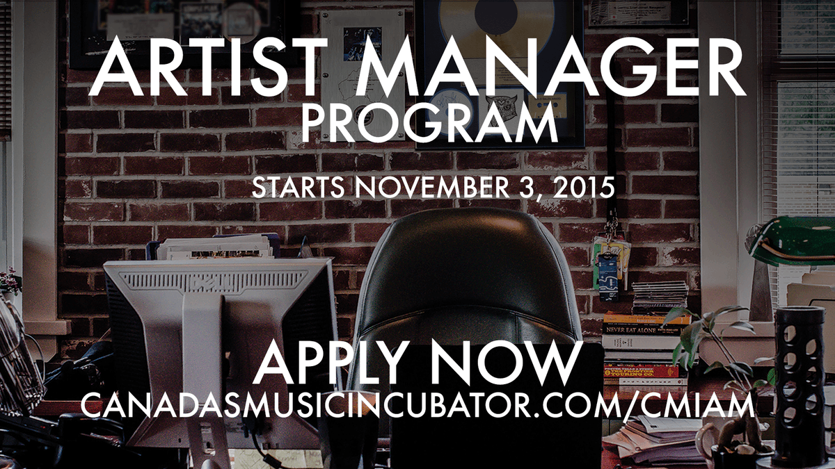 CMincubator's tweet photo. Networking, Mentoring, and Entrepreneurship for Artist Managers. #CMIAM begins November 2015! http://t.co/HhVrnrPA7Y http://t.co/L65dpWVRIH