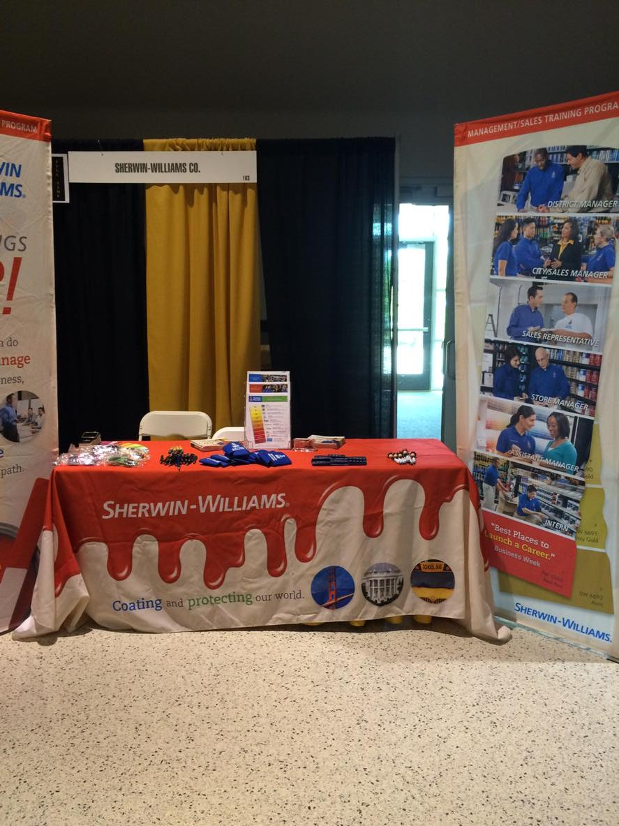 Sherwin_SWD's tweet photo. Don't forget to stop by the #Sherwin Williams booth at the Mizzou Business career fair! We can't wait to see you! http://t.co/mtWJkluEJw