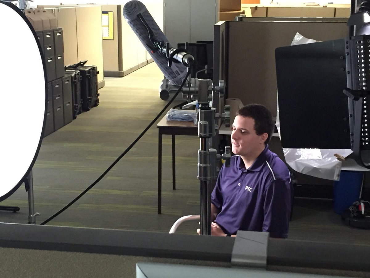 PTC's tweet photo. “I get to bring industry tools to #K12 classrooms - cutting edge tech to next gen #engineers.” -@mark_cheli #IoT http://t.co/ejG7sUXUNY