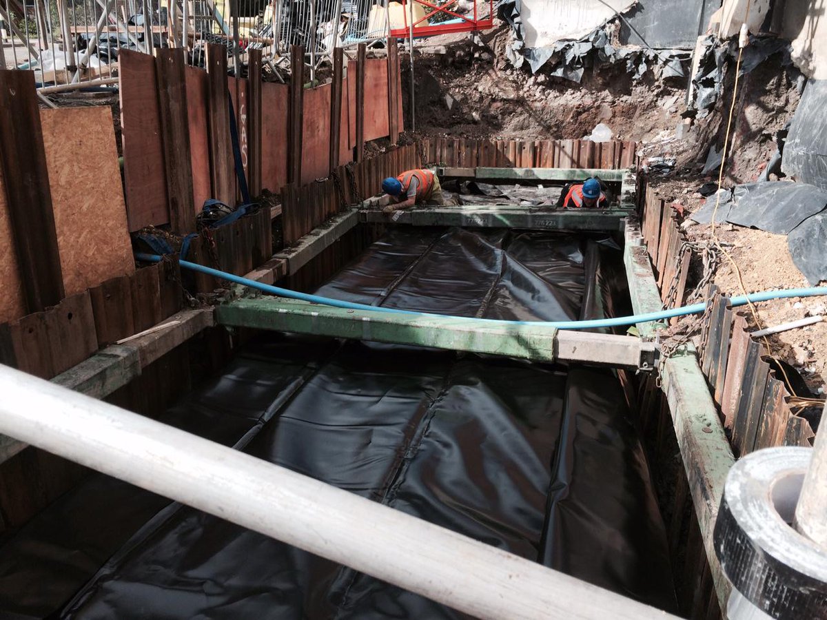 RBB_GROUP's tweet image. The @RBB_GROUP working on a truncation tank. Well done lads for the hard work. #NorthernPowerhouse