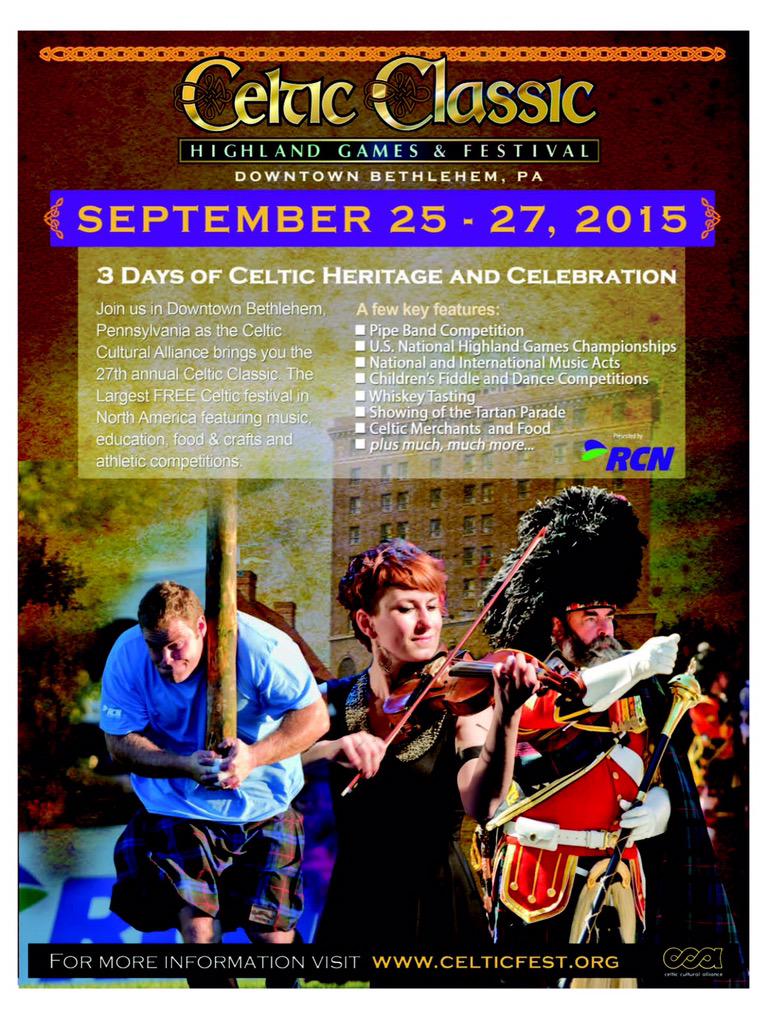 ClanMhuirich's tweet image. This weekend - Celtic Classic in Bethlehem, PA! @CelticLife @BethlehemPANews @CelticClassic @euspba @OutlanderPA