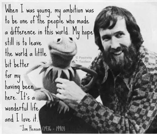 Jim Henson would have been 79 today! Happy Birthday Jim!     