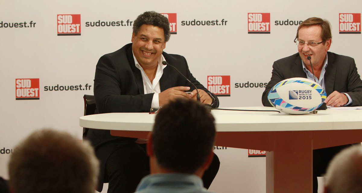 Coupe du monde, carrière: revivez la rencontre de Serge Blanco avec les lecteurs de <a href="/sudouest/">Sud Ouest</a> sudouest.fr/2015/09/21/rug…