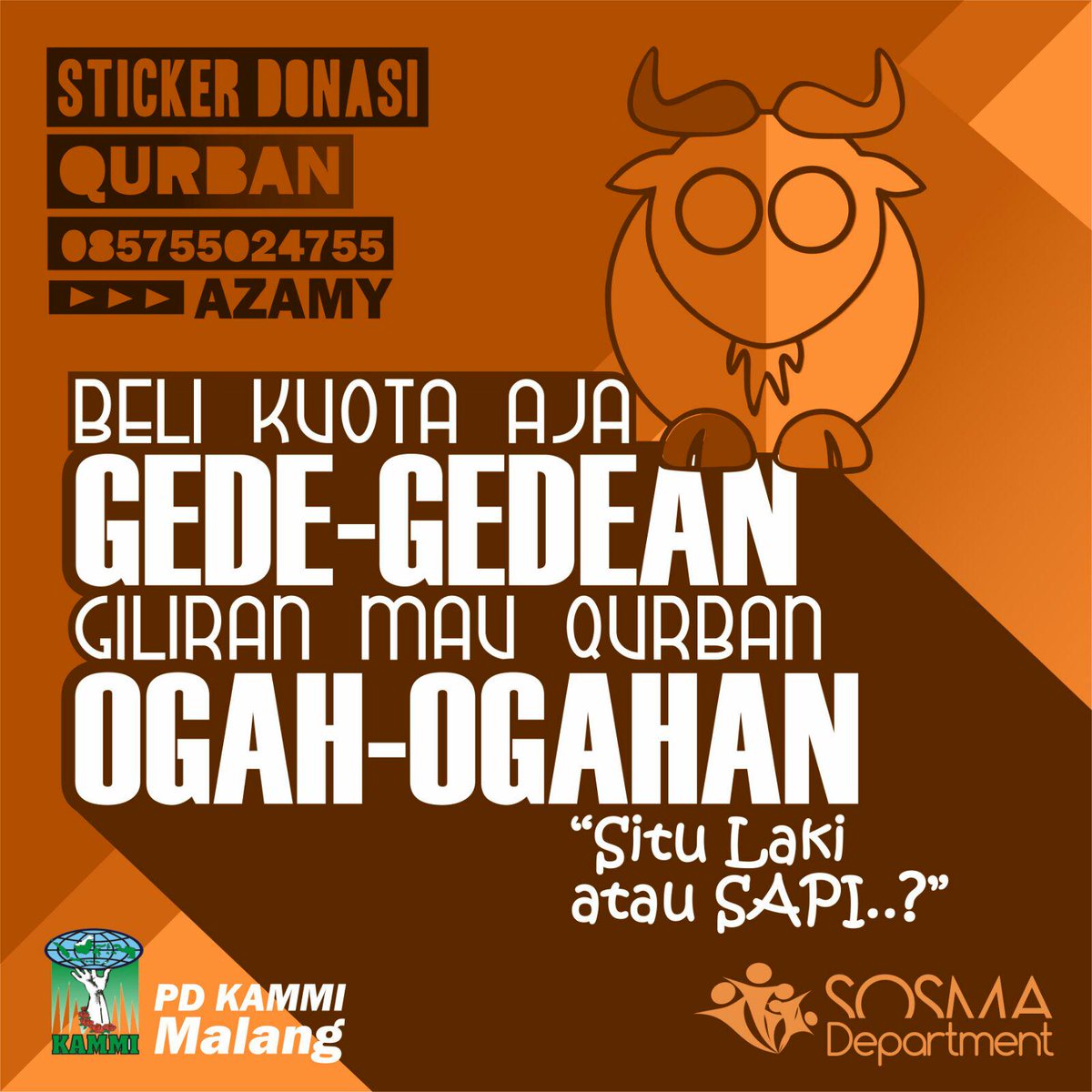 Yuk ramaikan qurbanmu with <a href="/kammirema/">PD KAMMI Malang</a> #KAMMIadha :-)