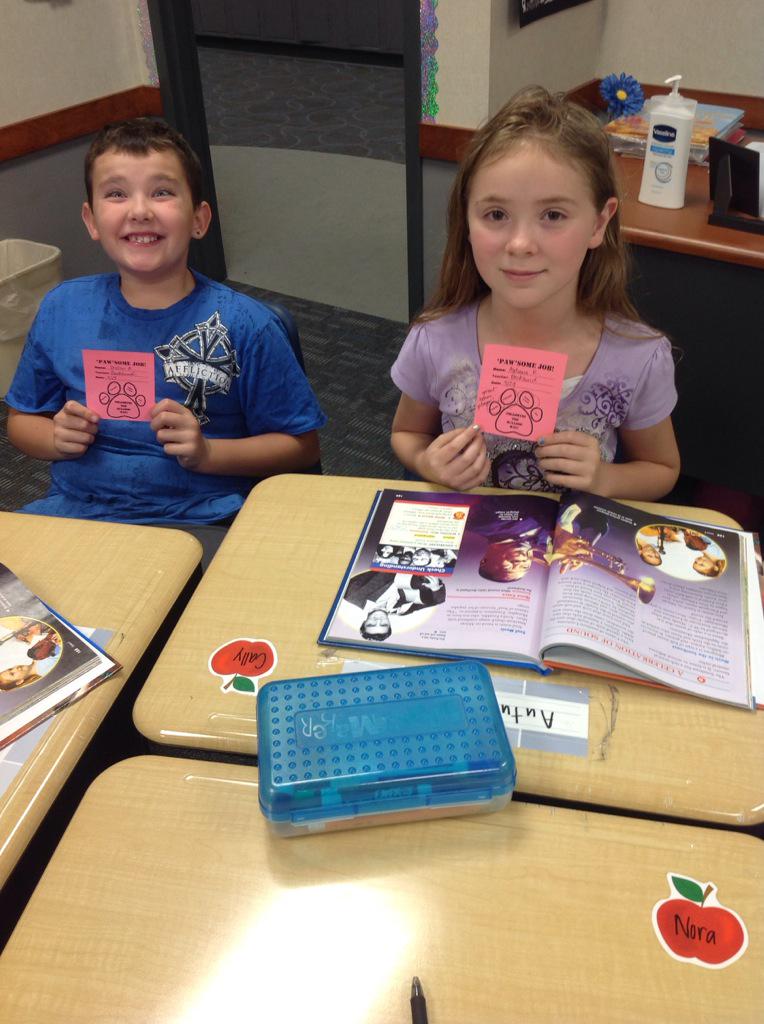 MrsBPanthers's tweet image. This two demonstrate great tea working skills! Nice work Autumn and Declan! #happyclassrooms #pawsomejob