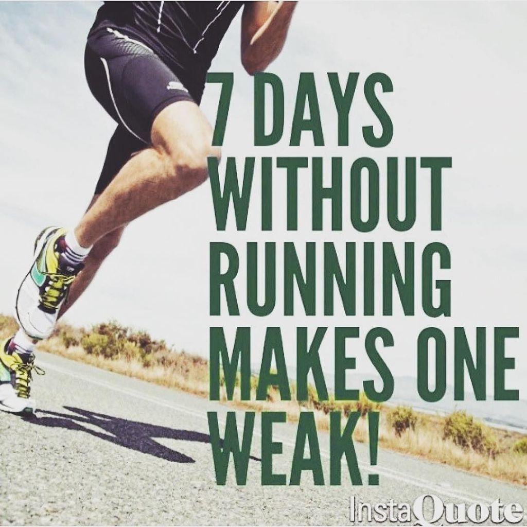 lucafex's tweet photo. 7 days without running makes one weak!
#runners #trainlocally #train #locally #Quotes #Run #Marathon #Motivation … http://t.co/tthFyXQTks