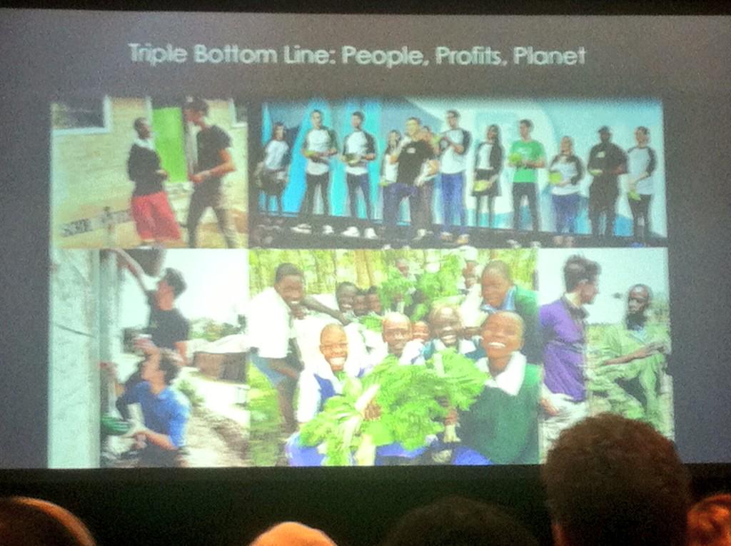 brttmsn's tweet photo. Freshii fed 1 million hungry children last year. The millennial business model is taking strides. #we.org #NSBest http://t.co/33cKRk4SPa