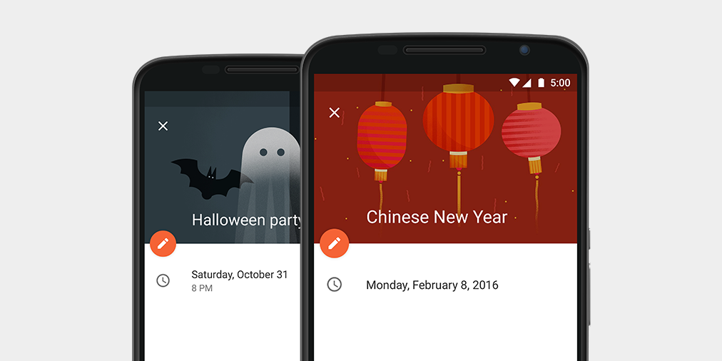 googlecalendar's tweet photo. From #Halloween to #ChineseNewYear: Can you find the #holiday illustrations in Google Calendar? #find39 http://t.co/OE51zOd6KE