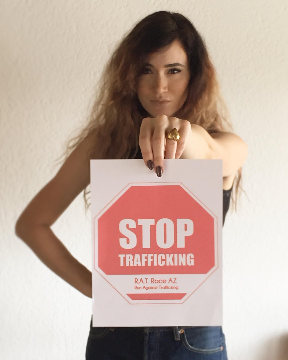 RATraceAZ's tweet photo. Indie-Pop singer/songwriter @scarlettrabe stands with #RATRaceAZ &amp; @aatnAZMen to #STOPTrafficking. @RATraceAZ http://t.co/AwRX1RgjDV