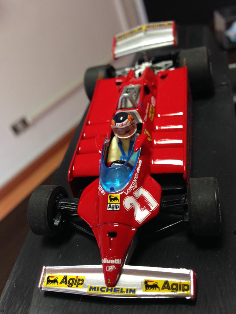 ruizeduardom's tweet photo. Otro mas para la colección.
Ferrari 126 año 81 con Villeneuve ganador en Jarama y Monaco. http://t.co/mVzbLAoJTz
