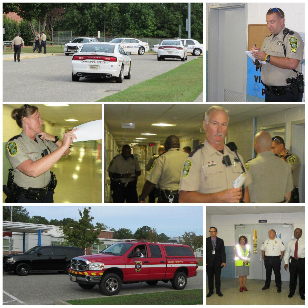 YorkPoquosonSO's tweet photo. KEEPING OUR SCHOOL SAFE
Our deputies have busy with intruder drills in #YorkCountyVA @YCSD. #DES15 #ycsd15 #YPSO http://t.co/qWOsWMJF8p