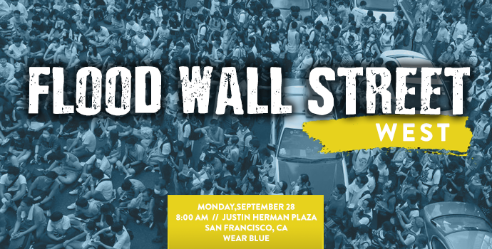 RisingTideNA's tweet photo. RT @RTBayArea: Flood Wall Street West-- Mass March &amp; Action Sep 28 8am http://t.co/xSEND0k5fp #floodthesystem #FWSW http://t.co/UrjESSzCSZ