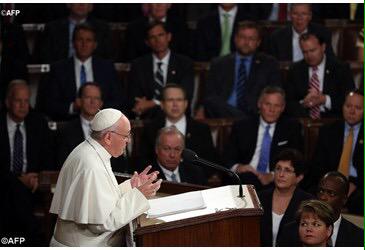 iMision's tweet photo. Texto con el discurso pronunciado por @Pontifex en el Congreso de Estados Unidos http://t.co/d0FcsdQSl7 #PopeInUS http://t.co/QvVDNCfmBG