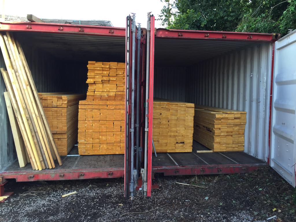 CDMS_Solutions's tweet image. We got wood! 12t of CLS arrived and safely stored