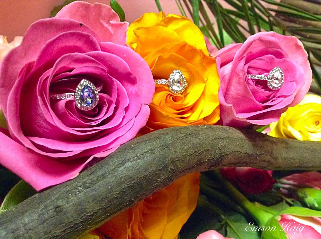 Good things come in threes 🌺🌼🌸 <a href="/swarovski/">swarovski</a>