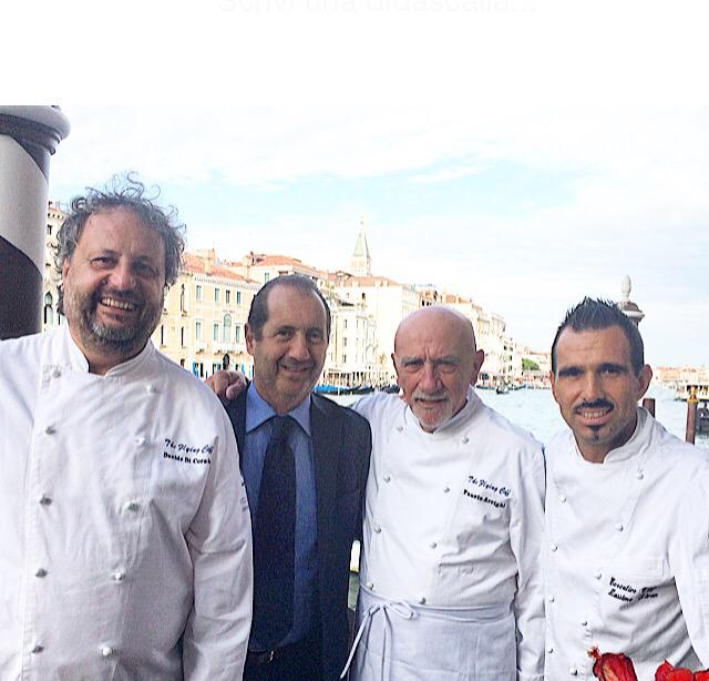 HotelCenturion's tweet photo. We are ready to Start... #theflyingceff #hotelcenturionpalace Chef Massimo Livan, Davide Di Corato e Fausto Arrighi 👍 http://t.co/Q9XWDXGCBQ