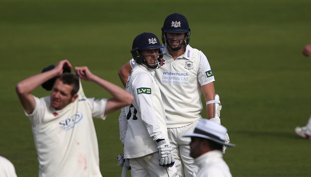 Gloscricket's tweet photo. Well played @Cdent15! 268 runs is the 11th highest score made for Gloucestershire. http://t.co/1hGLOnH382