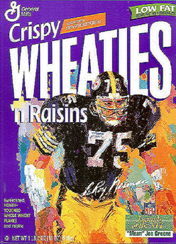Join us in wishing Wheaties box athlete \"Mean\" Joe Greene a happy 69th birthday. 