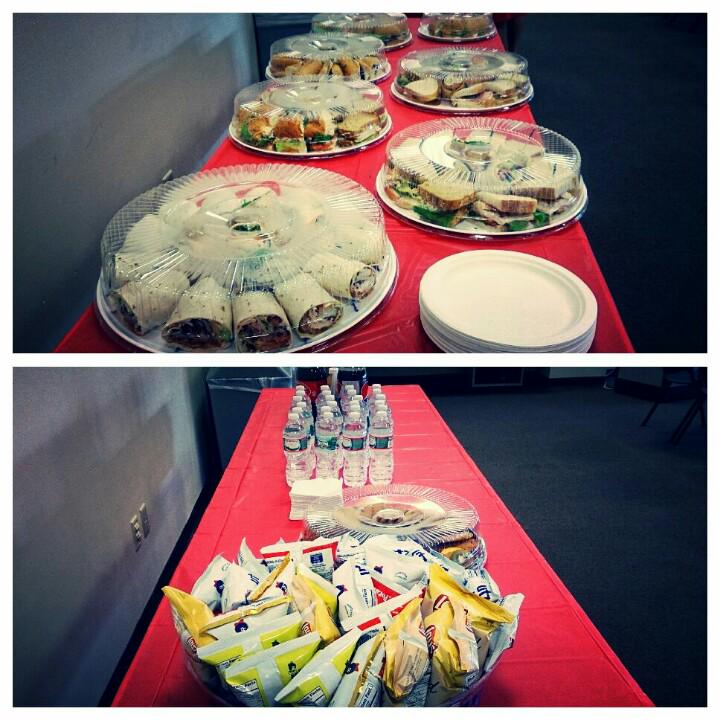BUmediaventures's tweet photo. The stage is set and the food is laid out for the talk with @sergiofloris presented by Media Ventures #TwitteratCOM http://t.co/kSwujpaVXW