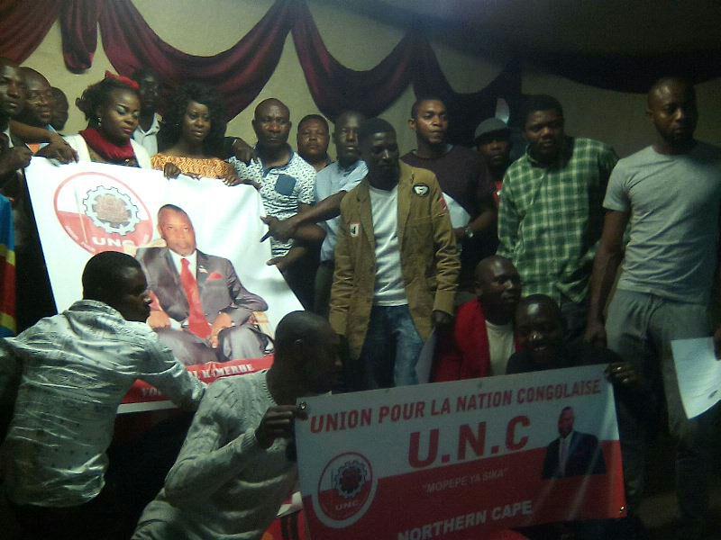 23 Aout 2015 l'installation officielle de l'UNC a Northern Cape/Afrique du Sud