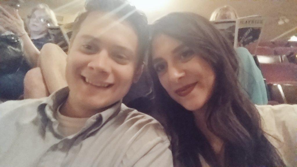 XOKayMichele's tweet image. Broadway show with this handsome gentleman #loveandmurder #nyc