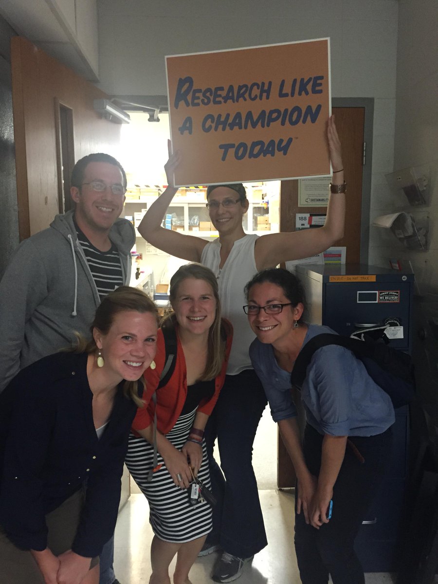 Thanks @_NDResearch for inspiring #Tanklab to "research like a champion"! We're on it! <a href="/NotreDame/">University of Notre Dame</a> <a href="/NDscience/">Notre Dame Science</a> <a href="/NDBios/">Notre Dame Biology</a>