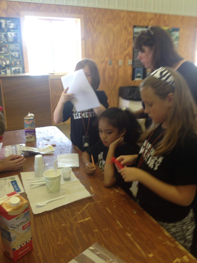 At Mac Reynold's Barn making ice cream ! Which tastes better soy based or dairy based?  #tcecardinals <a href="/TCEprincipal/">Celia O'Connor-Weaver</a>