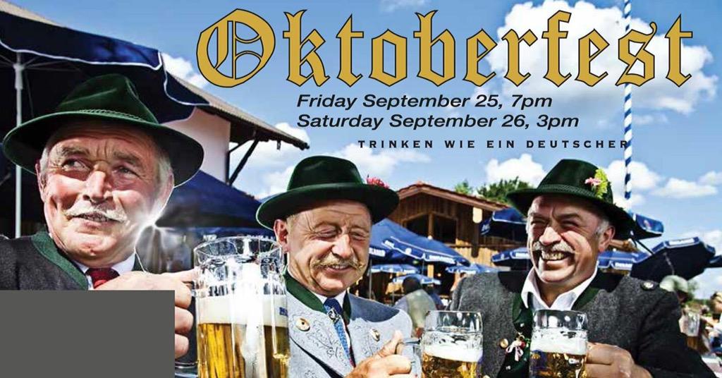 ProstTavern's tweet photo. Join us for Oktoberfest! Pouring 8 Festbiers, live Oompah music Fri. 7pm &amp; Ceremonial keg tappings Fri. &amp; Sat. 8pm. http://t.co/pggyMNIwl0