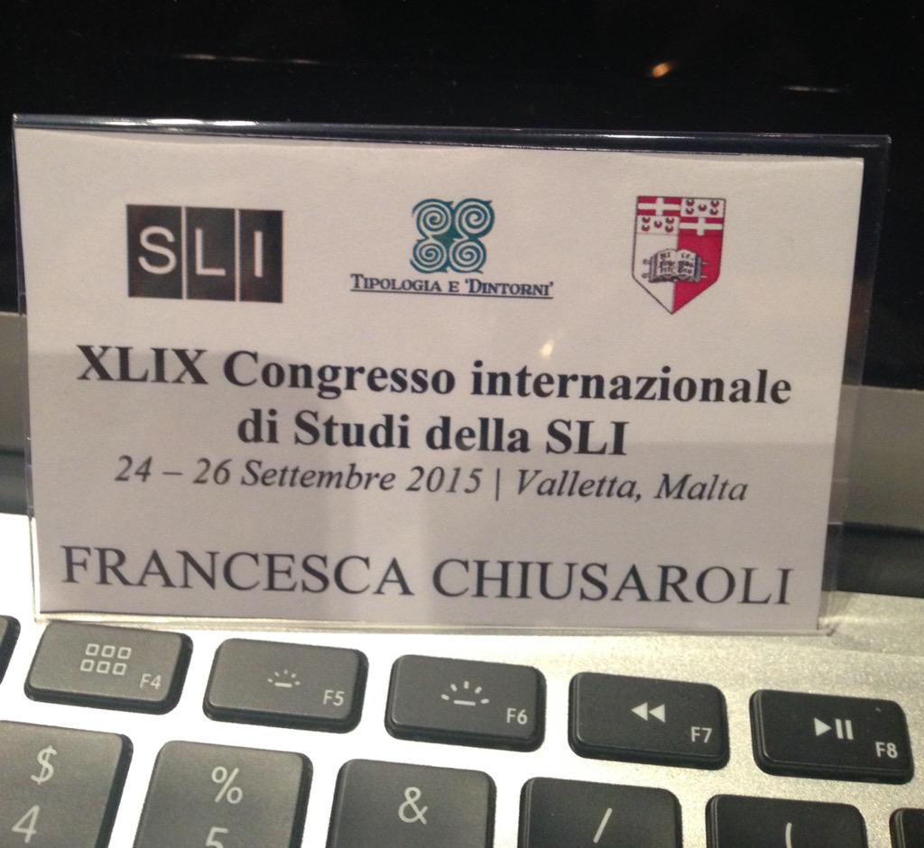RelaxInMalta's tweet photo. miremg: RT FChiusaroli: #scritturebrevi a #SLI2015! Università di #Malta! #SocietàDiLinguisticaItaliana 
Un selfie http://t.co/8vgnmX23Rm
