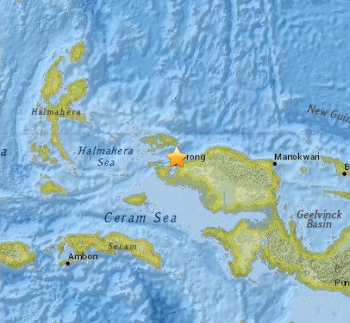Terremoto Oggi in Indonesia 24 settembre 2015.