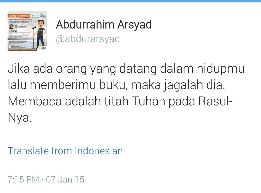 abdurarsyad's tweet photo. Saya pernah tweet ini bulan Januari lalu.. :) http://t.co/xdQj0sVGdC