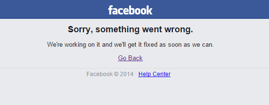 Darkhim85's tweet photo. Si è rotto #Facebook XD
#FacebookTroll #FacebookDown http://t.co/rSvvU7vWDB