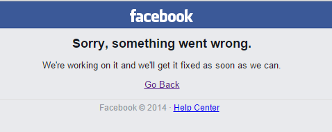 pankajkrk's tweet photo. its great to see this message after a year or so
#facebookdown #fbdown http://t.co/fwxFX7aE5P
