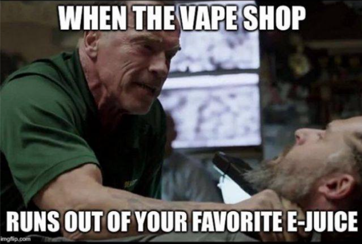 ISeeVapePeople's tweet photo. What is your favourite E-Liquid? #UKvapers #vapememe http://t.co/PVhKriQiol