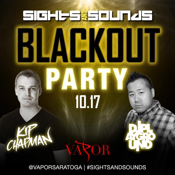 vaporsaratoga's tweet image. SAVE THE DATE: Our Blackout Party returns OCT. 17 w/ @djkipchapman + @DJPLAYGROUND! VIP: bit.ly/1LuqB0Z