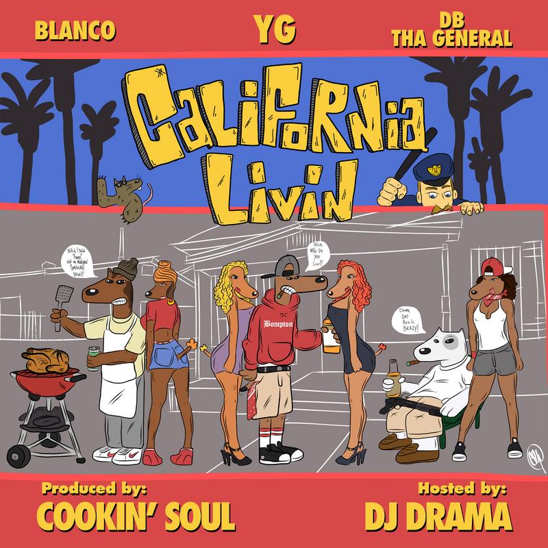 DatPiff's tweet image. Dropping at 3PM EST Today!!! @YG x @iamblanco x @dbthageneral x @DJDRAMA x @CookinSoul datpiff.com/YG-California-…