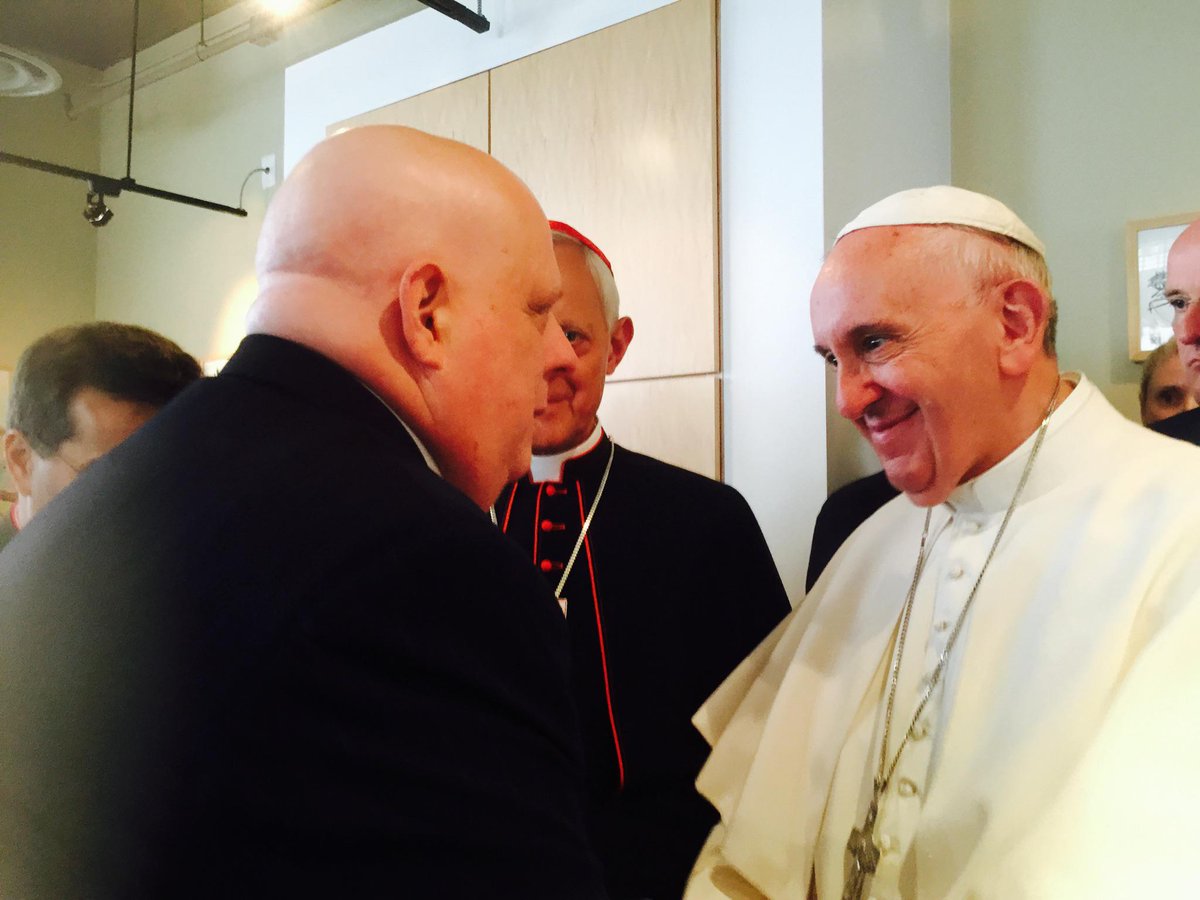 GovLarryHogan's tweet photo. It was an honor to meet His Holiness @Pontifex today  and receive his blessings on behalf of all cancer patients. http://t.co/rpF07ynvNz