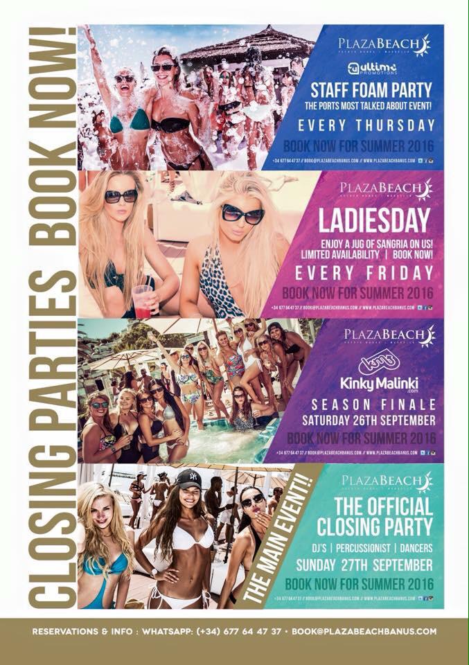 PlazaBeach_'s tweet photo. FRIDAY 25th September 

We bring you the 2nd installment of our closing weekend LADIES DAY #marbs  #girlsgofree http://t.co/vI2uT1THNy