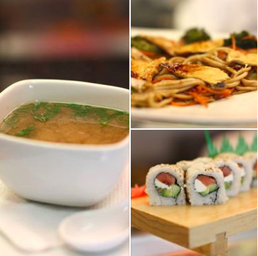 YappanSushi's tweet photo. Sopa Misoshiro+Rollo+Yakisoba http://t.co/ehGkFFCNC0