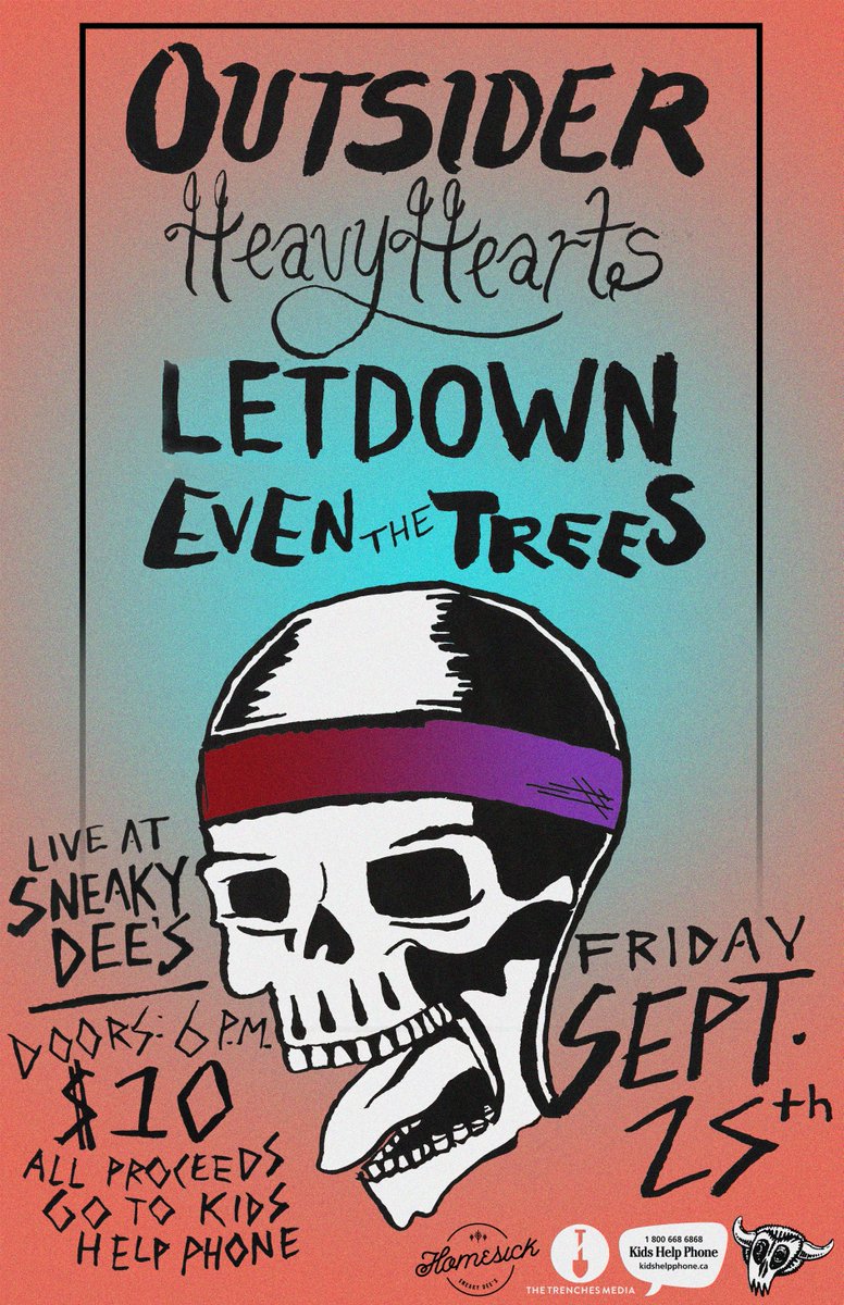 Our good friends in @Heavy__Hearts is playing <a href="/thesneakydees/">Sneaky Dees</a> tomorrow night! Come hang out with us!